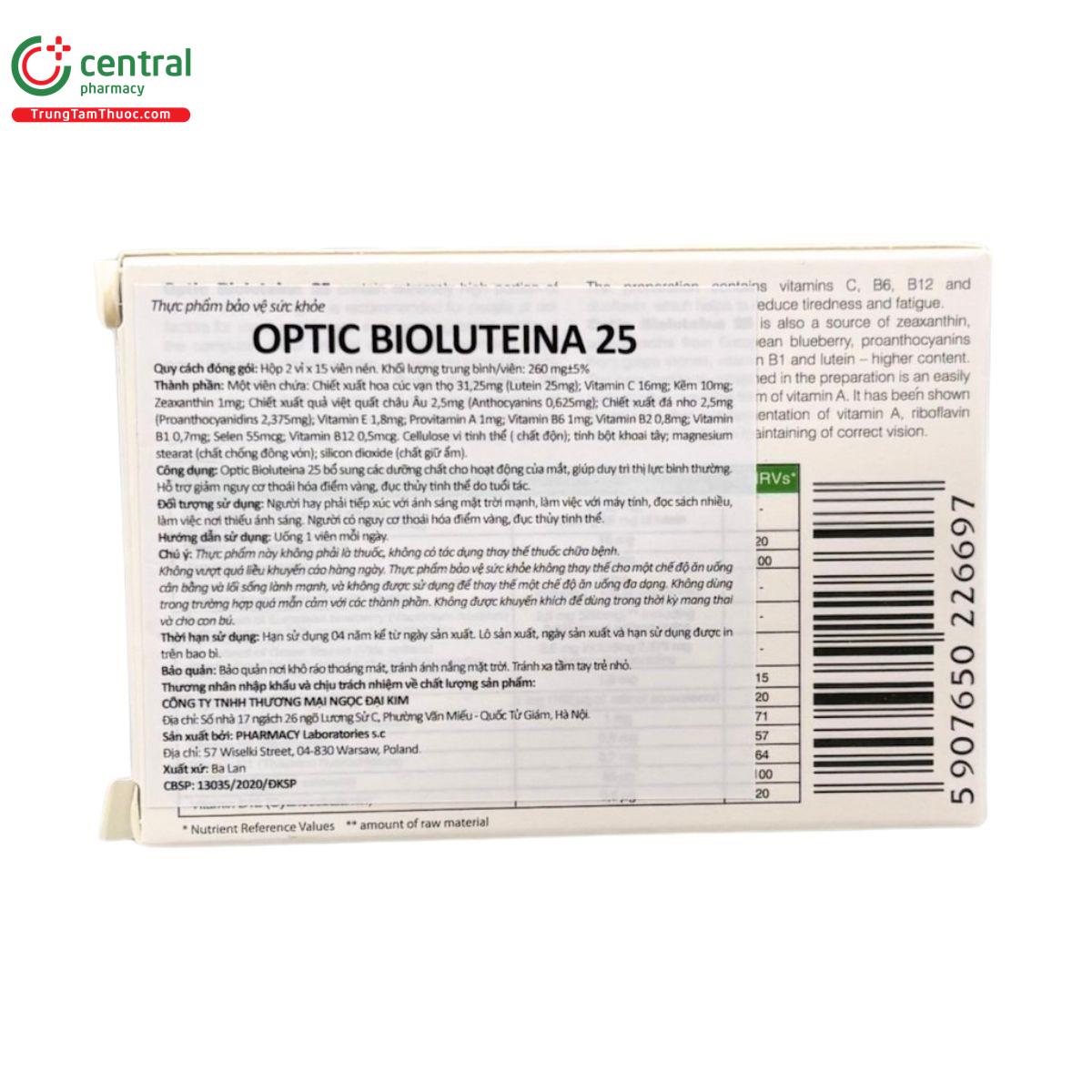 optic bioluteina 25 4 H3218