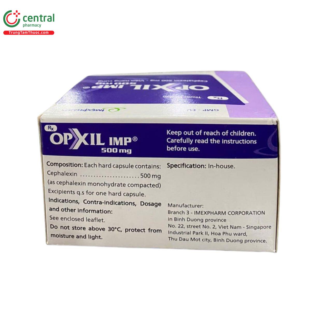 opxil imp 500mg 7 M5538