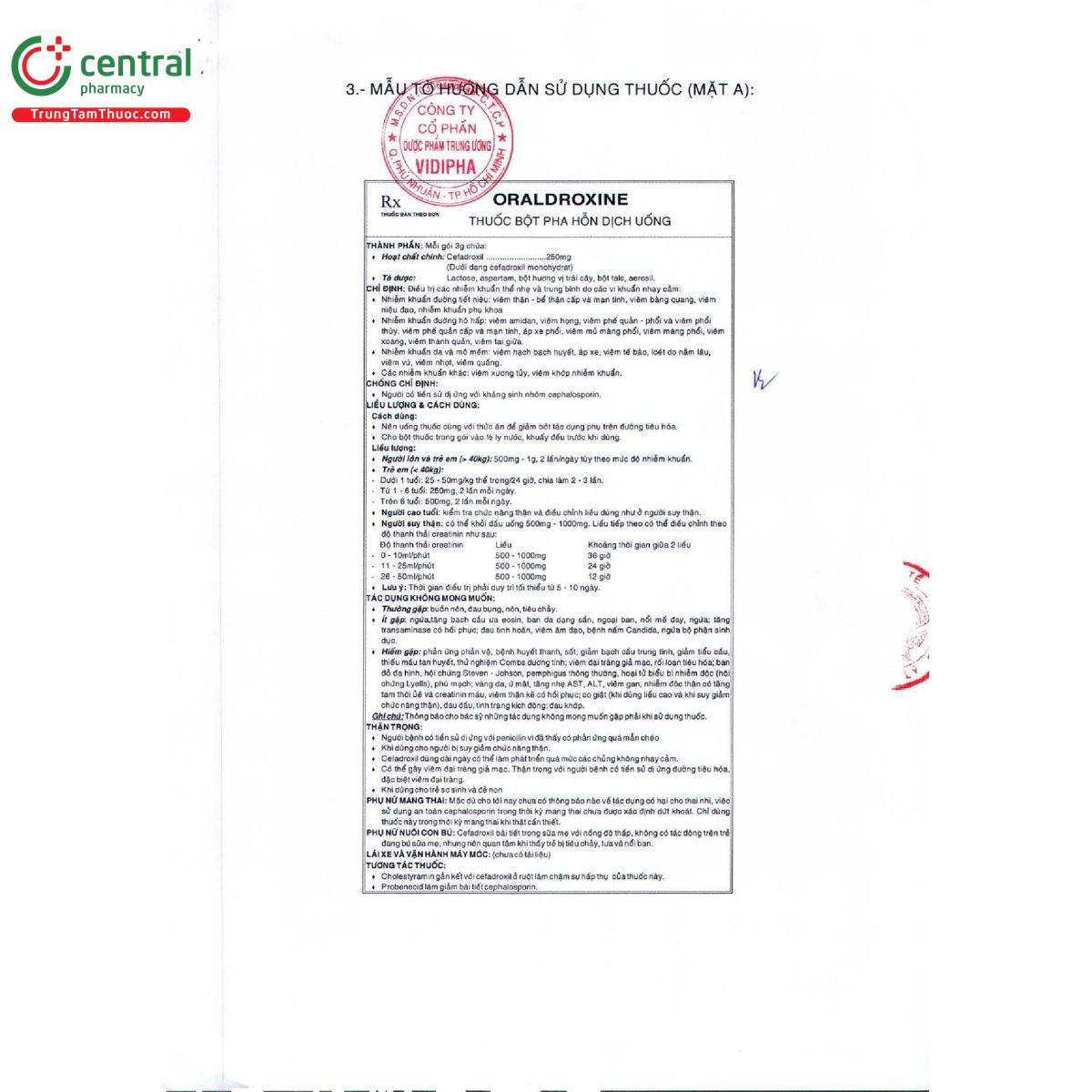 oraldroxine 6 J4586 oraldroxine 6 J4586