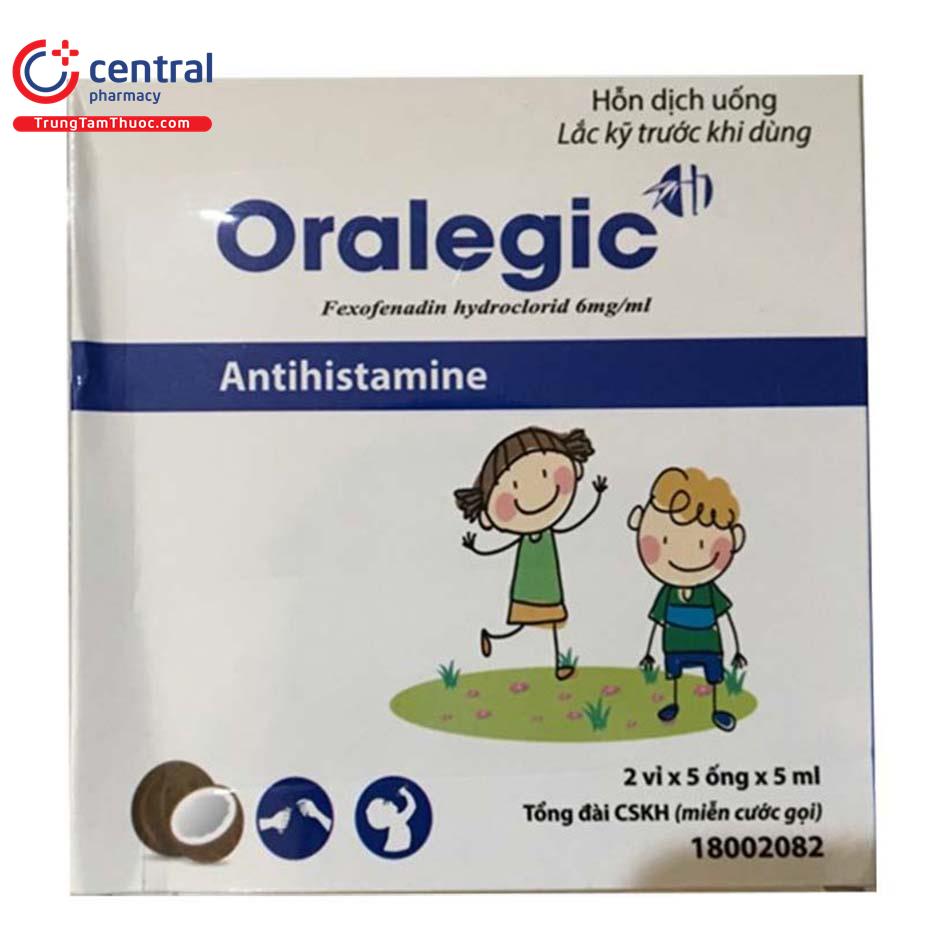 Tương tác thuốc cần lưu ý khi dùng Oralegic