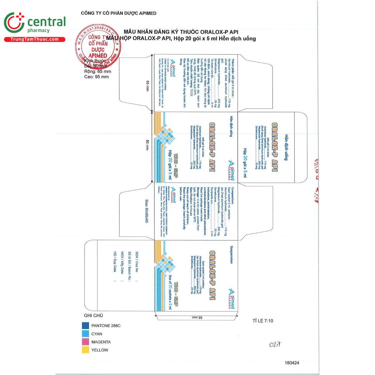 oralox p api 1 O6726