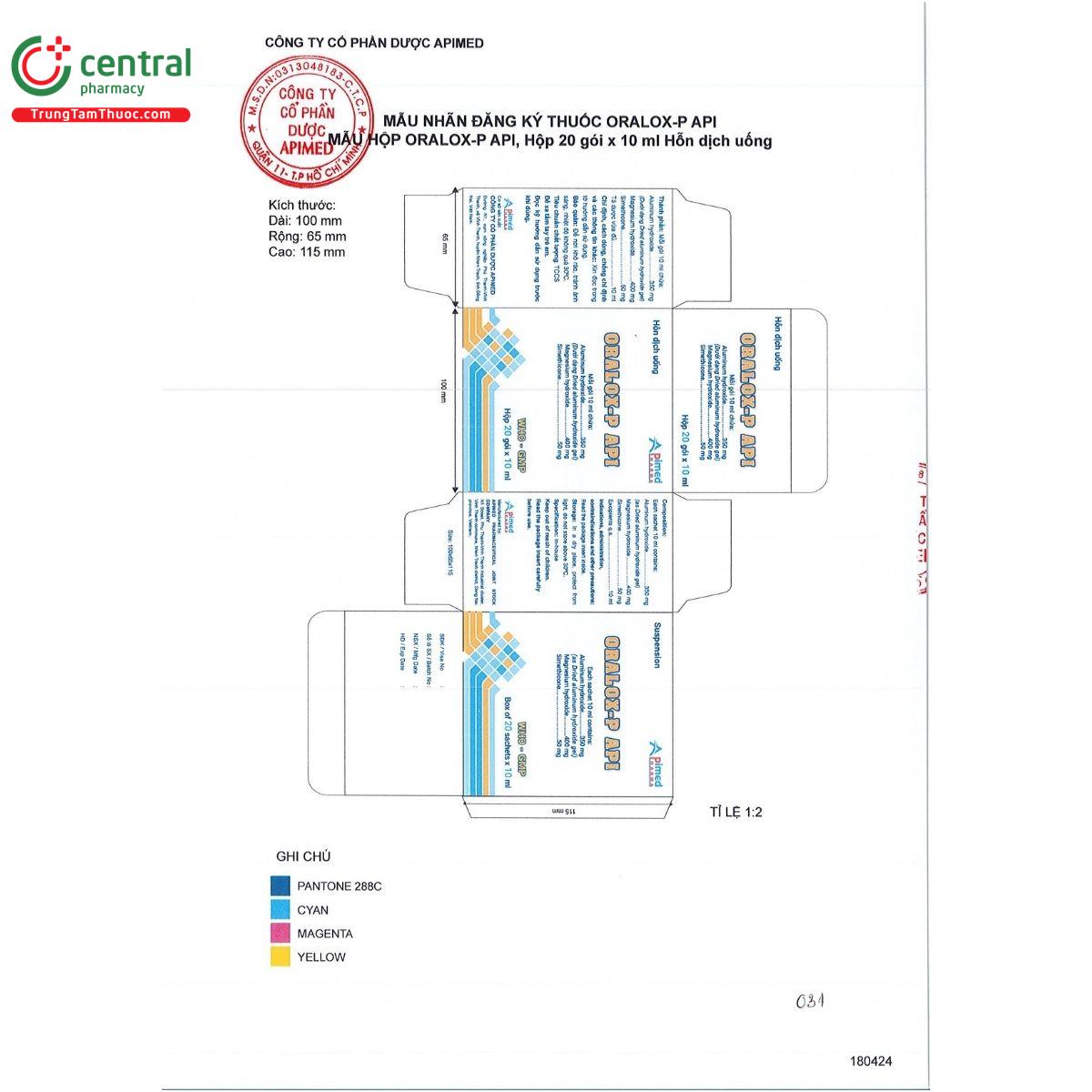 oralox p api 5 V8041