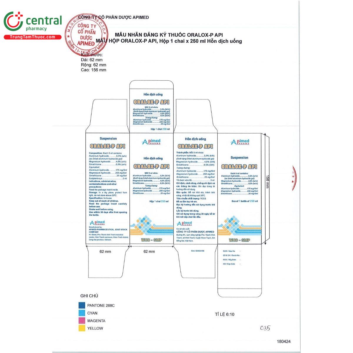 oralox p api 9 U8057
