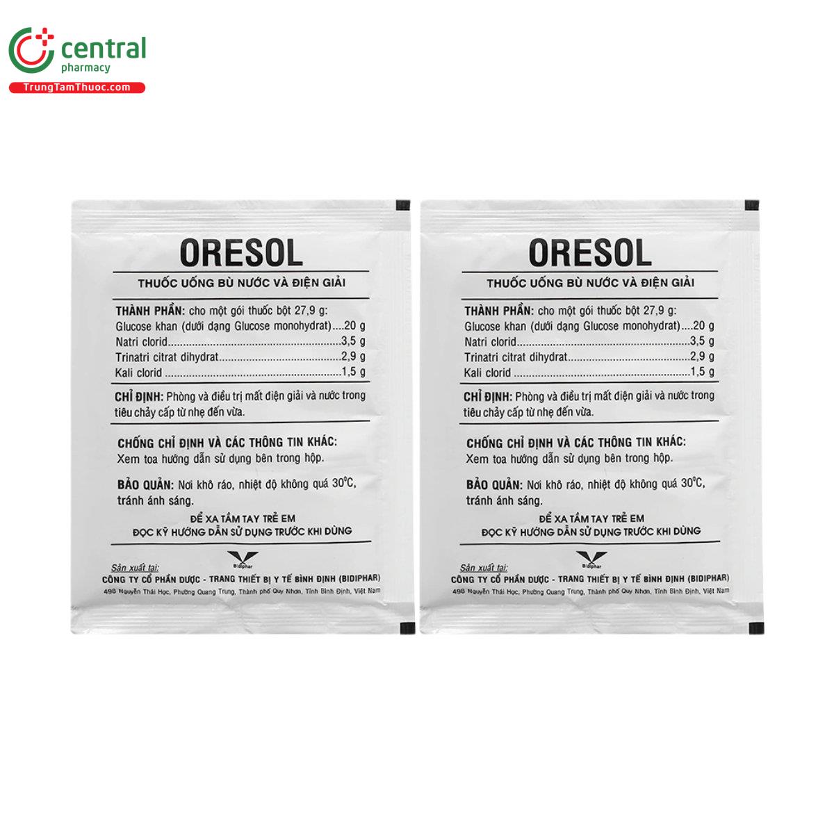 oresol bidiphar 27 9g 3 I3881 oresol bidiphar 27 9g 3 I3881