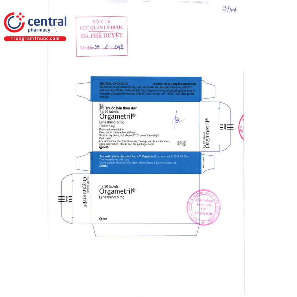 orgametril 6 I3241