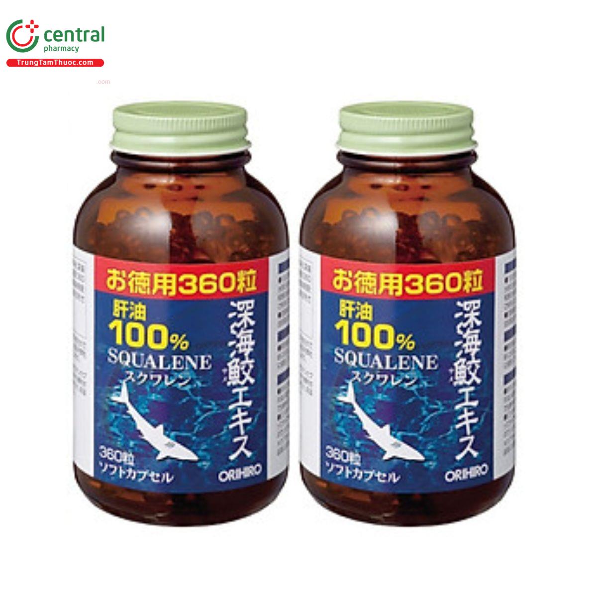 orihiro deep sea shark liver oil extract capsule economical bottle 1 V8585