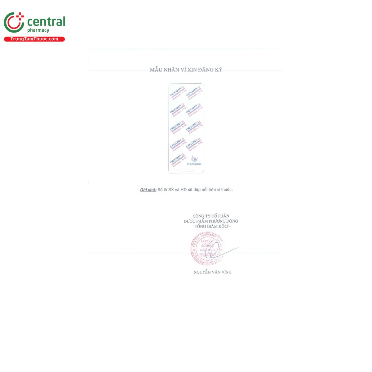 orixaban 15 5 Q6226 orixaban 15 5 Q6226