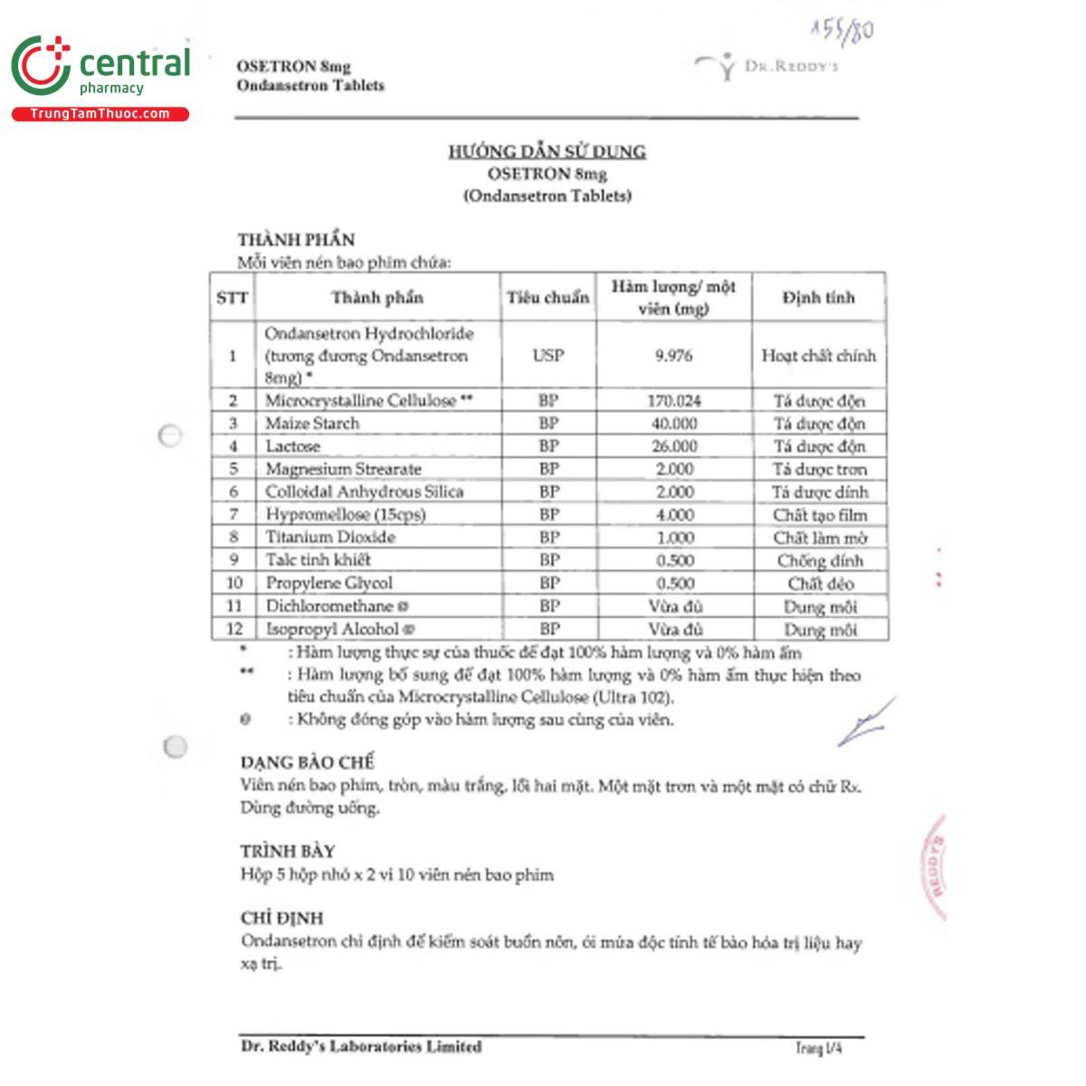 osetron 8mg 7 E1102 osetron 8mg 7 E1102