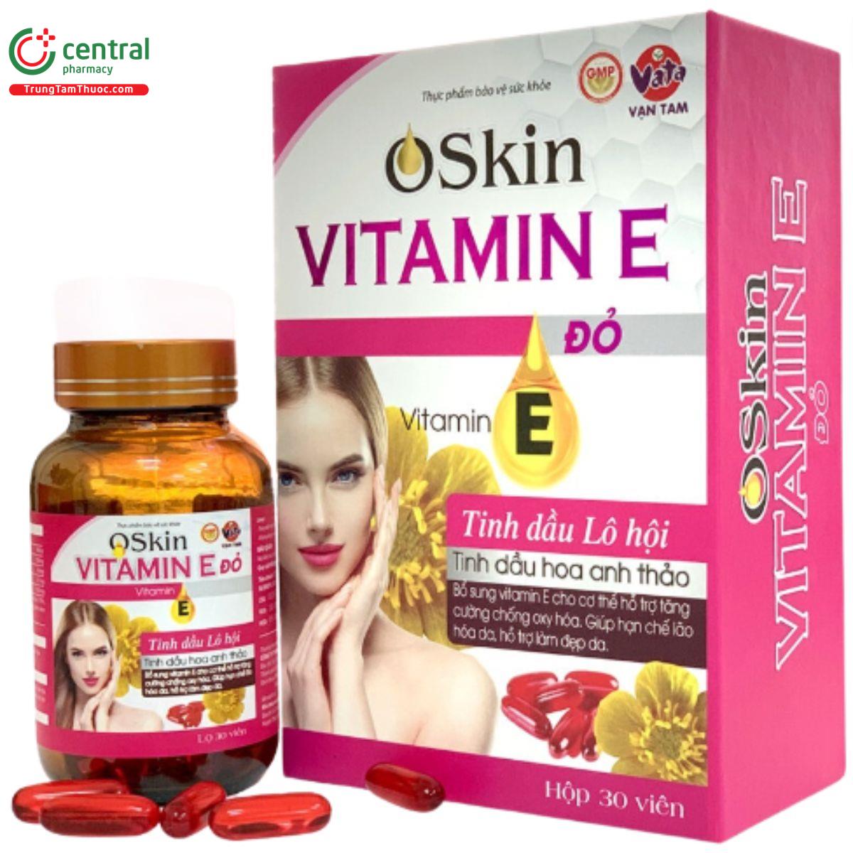 Oskin Vitamin E Đỏ Có Tác Dụng Gì? Công Dụng, Lợi Ích Và Cách Sử Dụng Hiệu Quả