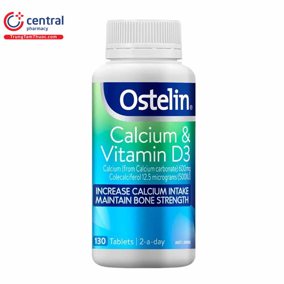 [CHÍNH HÃNG] Thuốc Ostelin Calcium & Vitamin D3 ngừa loãng xương