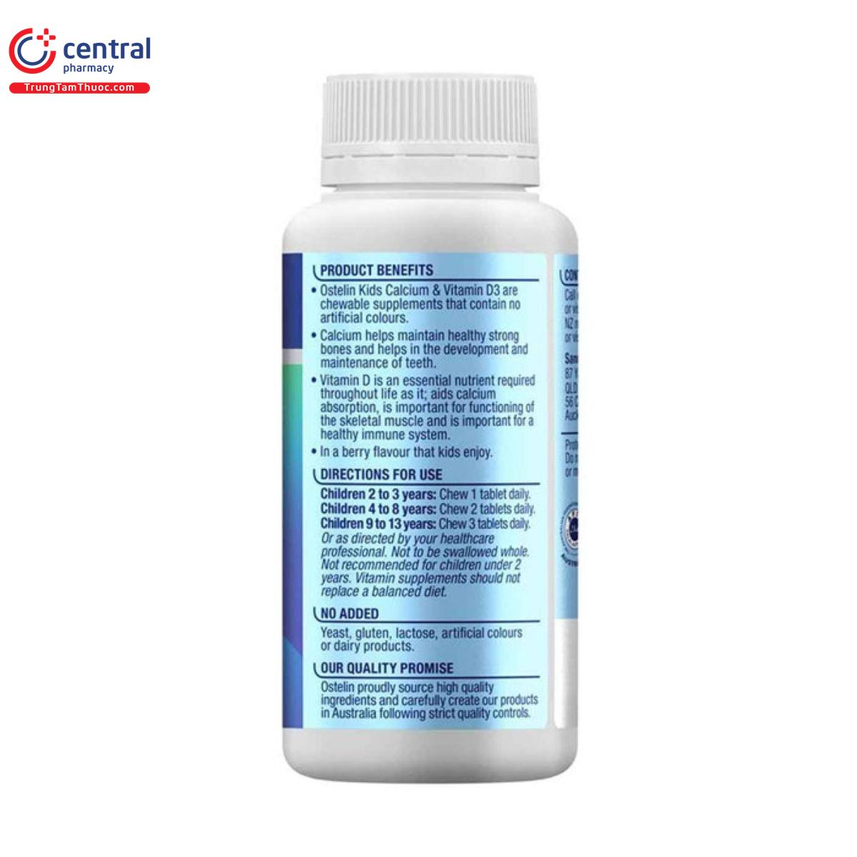 ostelin kids calcium vitamin d3 3 M5721