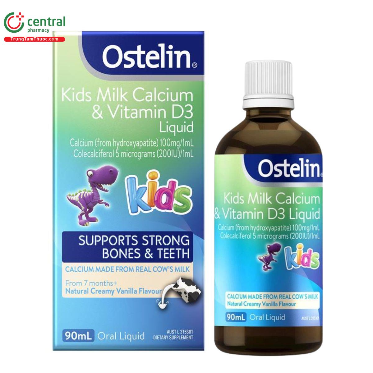 ostelin kids milk calcium vitamin d3 liquid 1 F2334