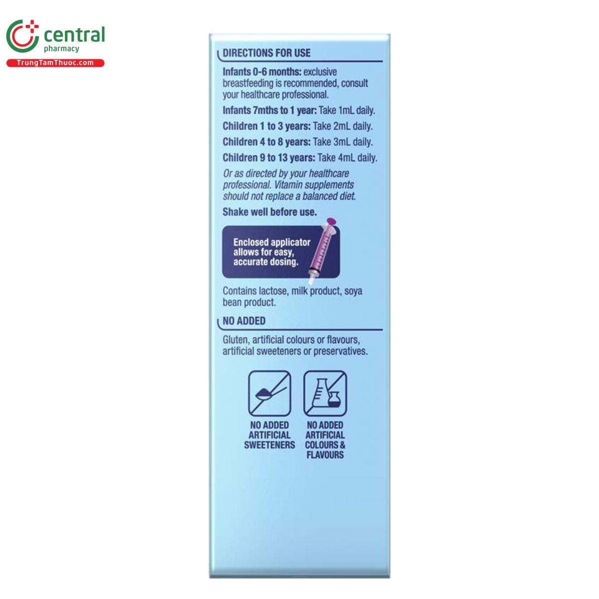 ostelin kids milk calcium vitamin d3 liquid 5 O6852