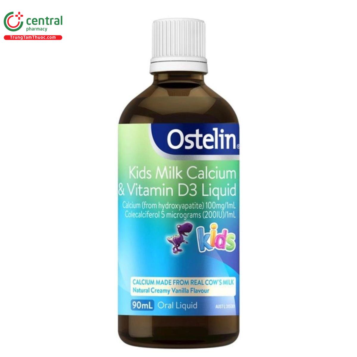 ostelin kids milk calcium vitamin d3 liquid 6 L4873