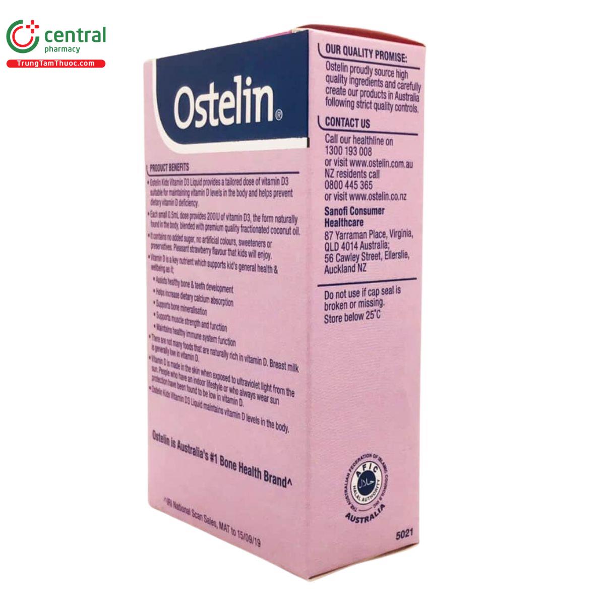 ostelin kids vitamin d3 liquid 16 H3240