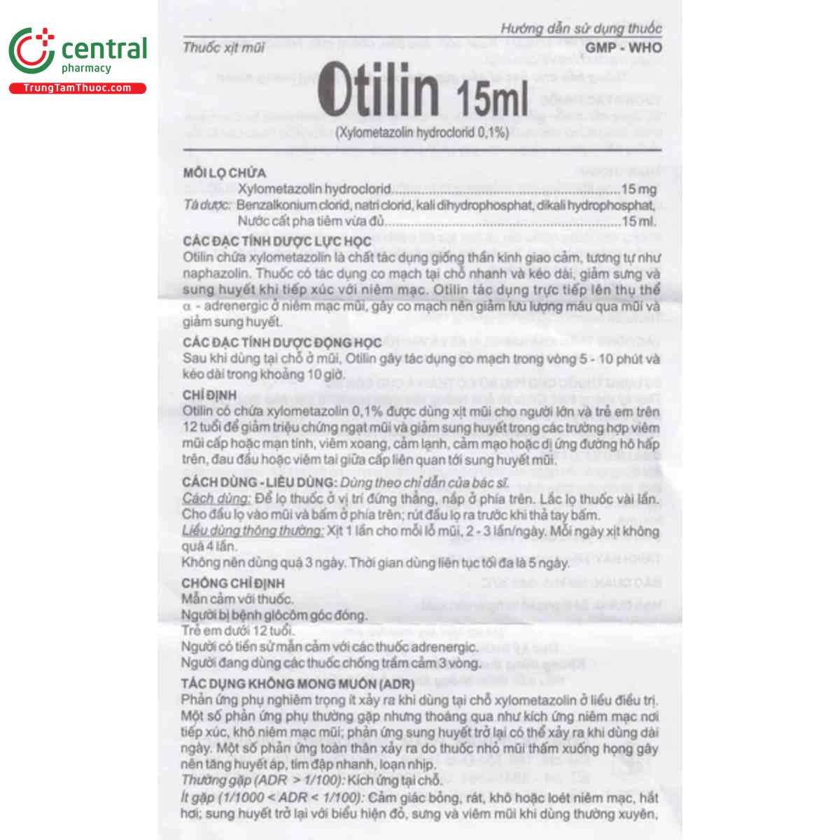 otilin 15ml 14 E1447