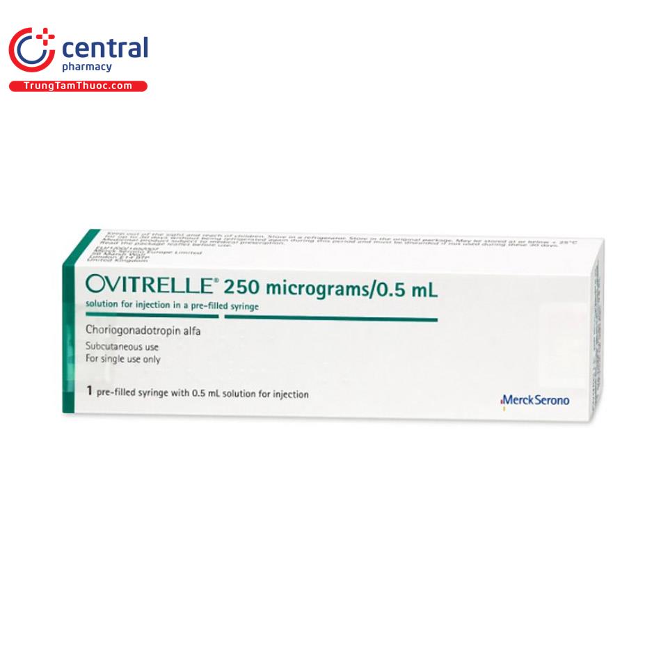 ovitrelle 250 micrograms 05 ml R6150