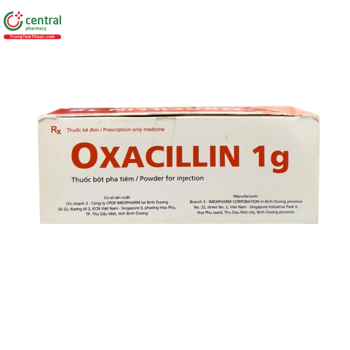 oxacillin 1g 4 H3050 oxacillin 1g 4 H3050