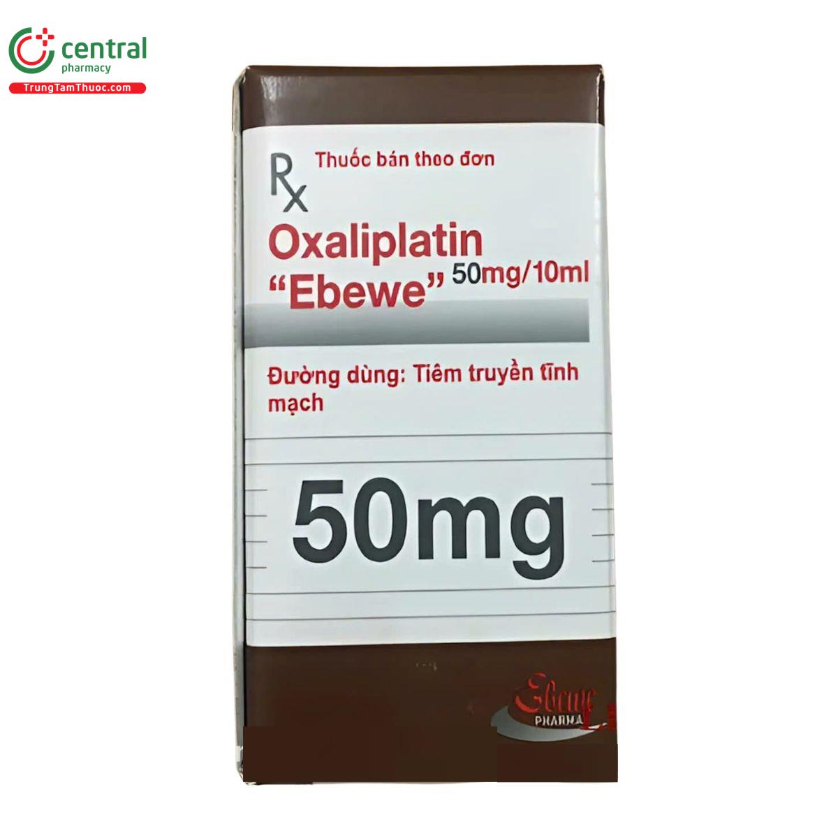 oxaliplatin ebewe 50mg 10ml 2 C1584