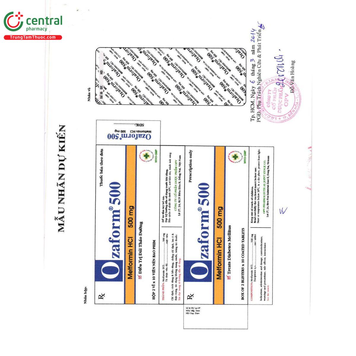 ozaform 500 7 A0683 ozaform 500 7 A0683