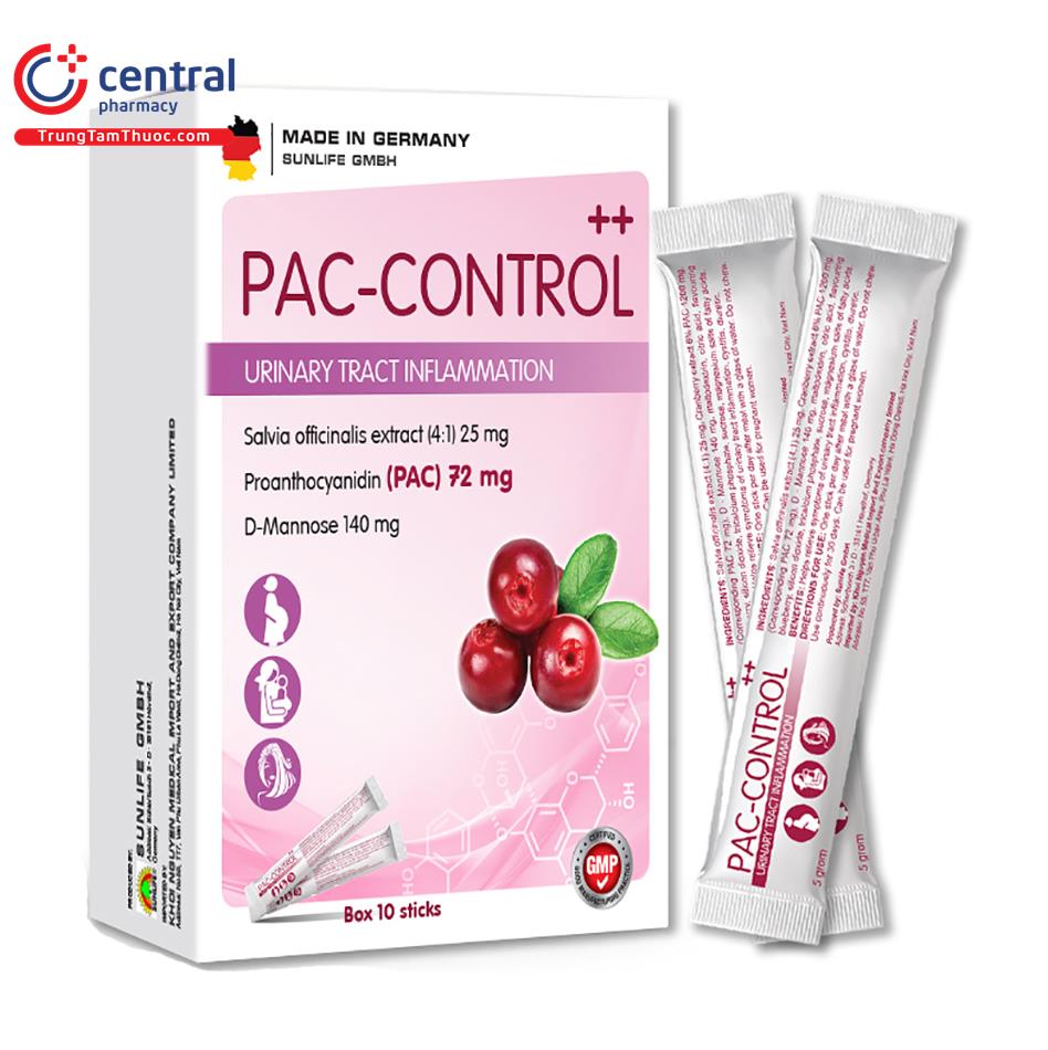 [CHÍNH HÃNG] Pac-Control Là Thuốc Gì? Có Giảm Viêm đường Tiết Niệu?