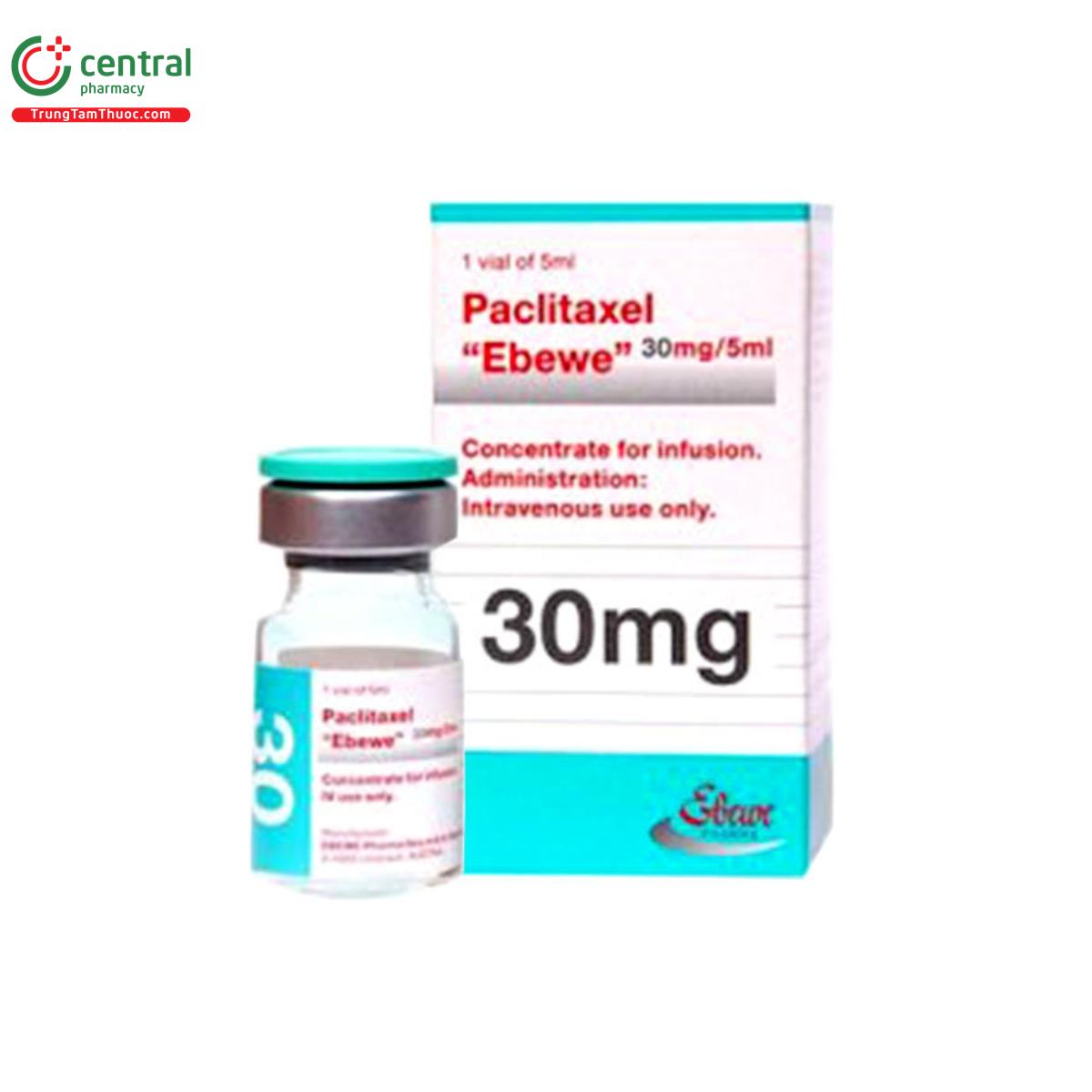 Thuốc Paclitaxel “Ebewe” - Điều trị ung thư buồng trứng