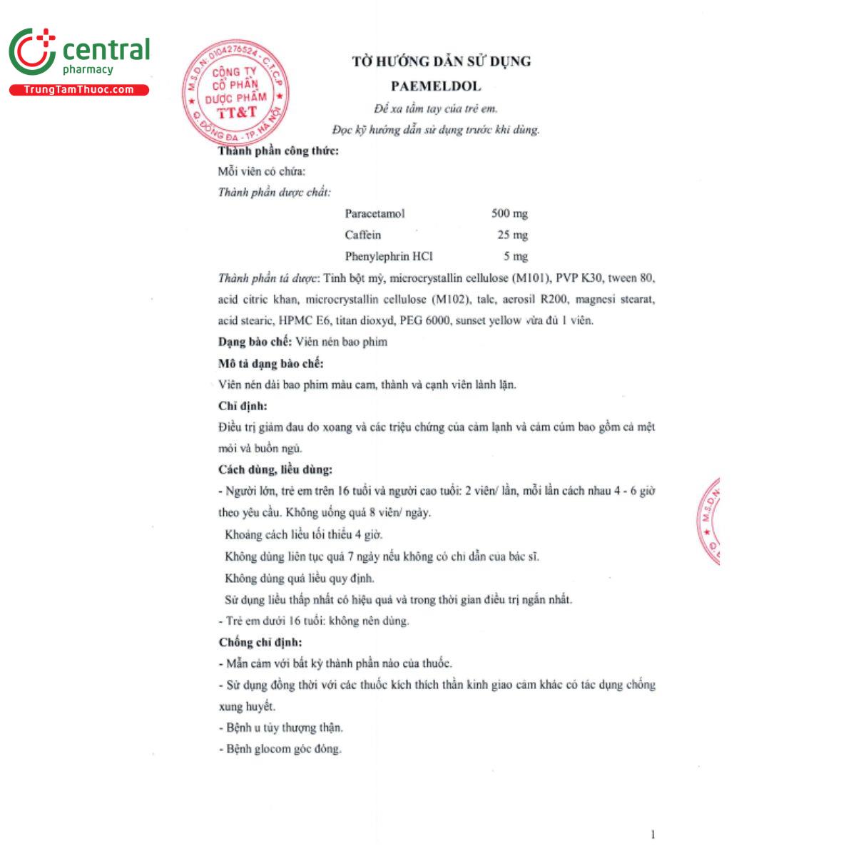paemeldol 3 G2622 paemeldol 3 G2622