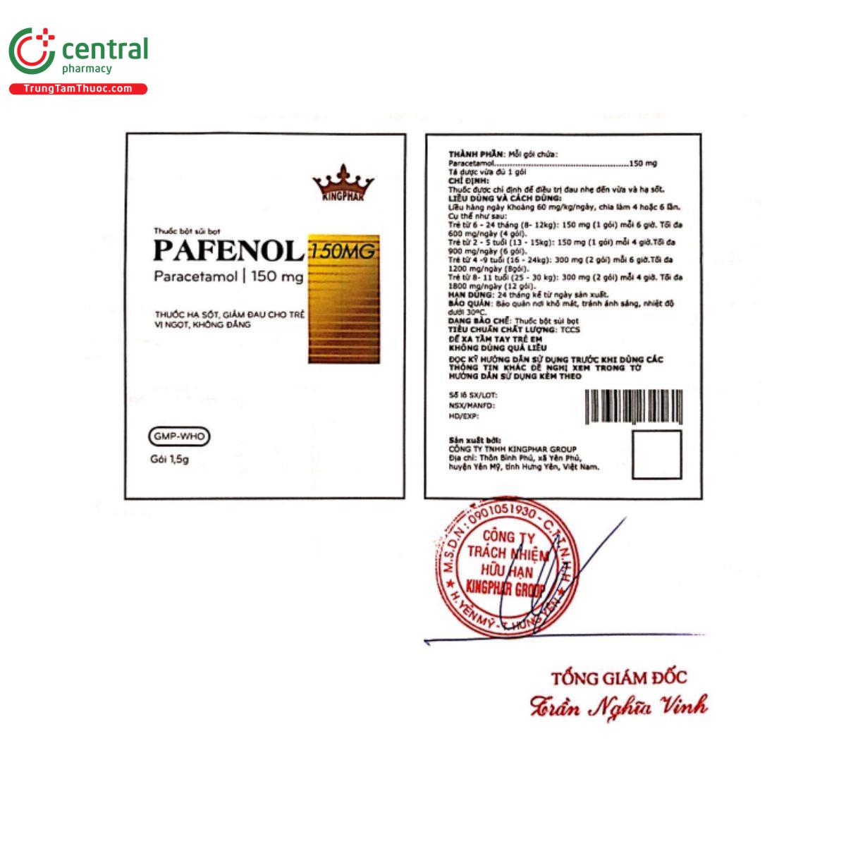 pafenol 150mg 3 S7007