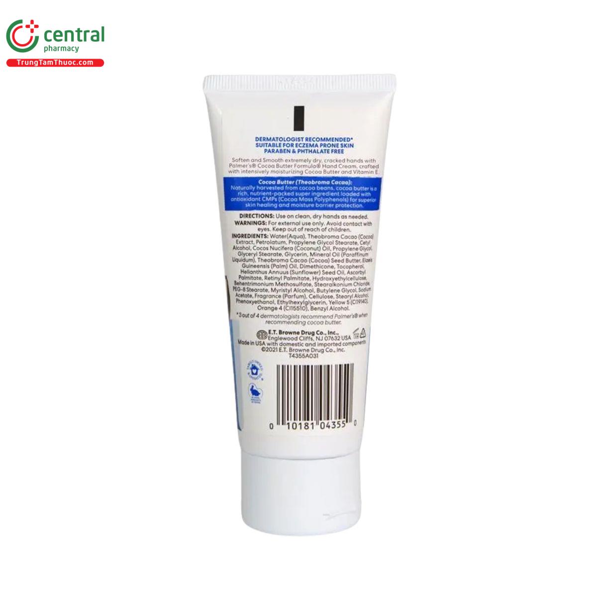palmer s cocoa butter hand cream 4 B0707