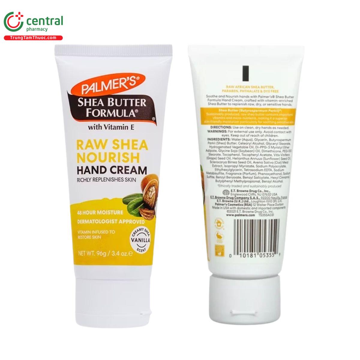 palmer s raw shea nourish hand cream 2 P6766