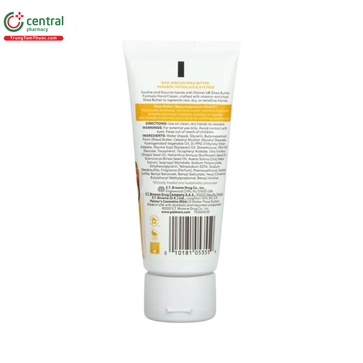 palmer s raw shea nourish hand cream 4 H2657