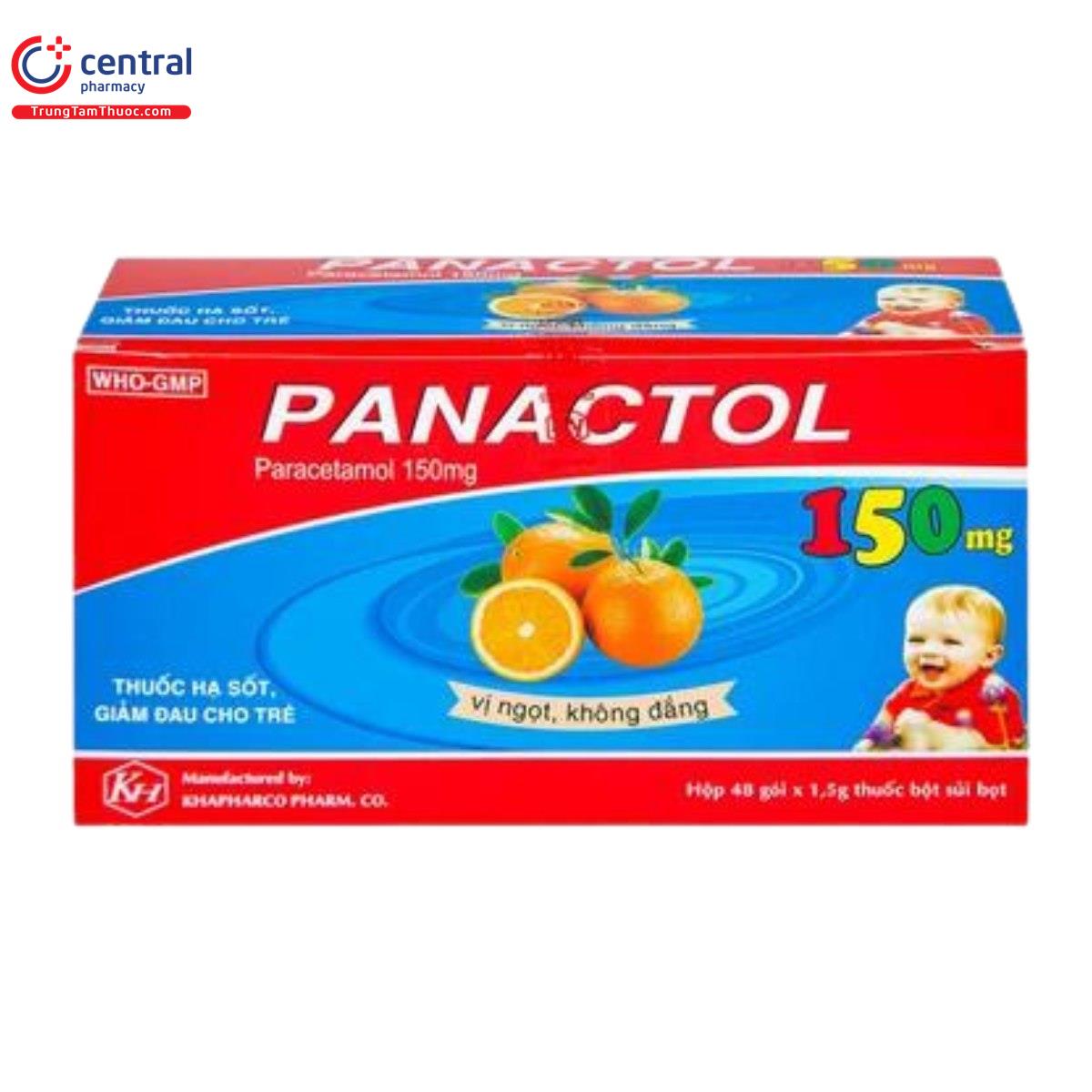 Thuốc hạ sốt Panactol 150mg - Hạ sốt, giảm đau an toàn, hiệu quả