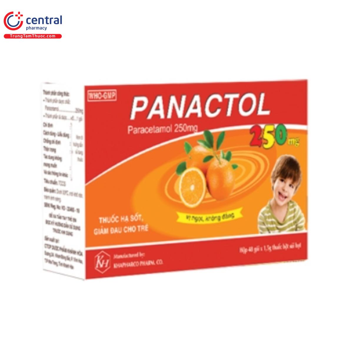 panactol 250mg 5 J3643