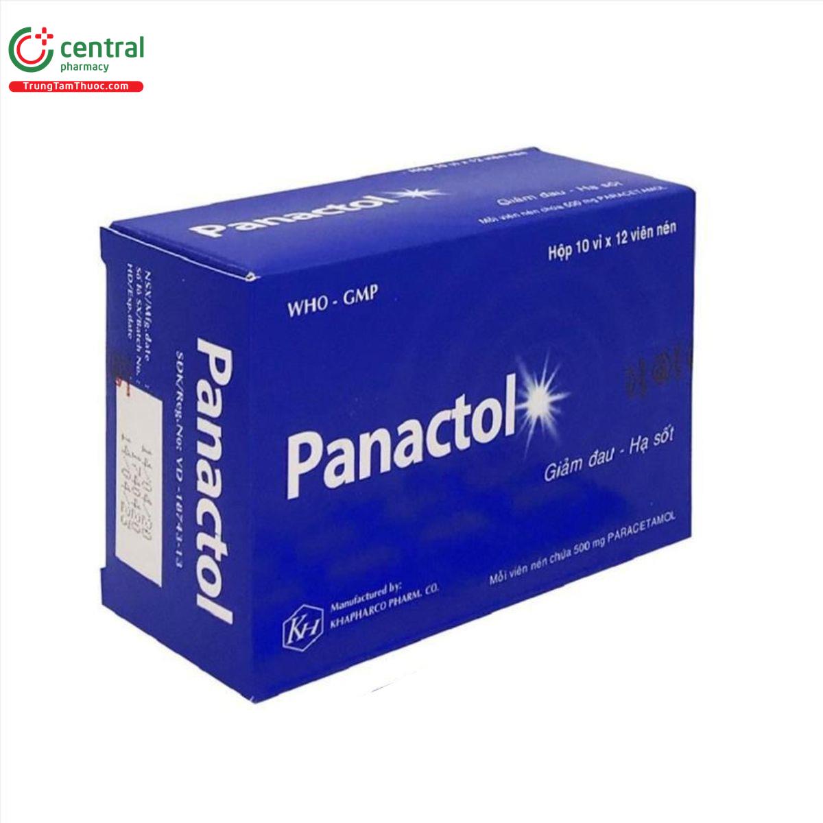 panactol 500mg khapharco 3 T7706