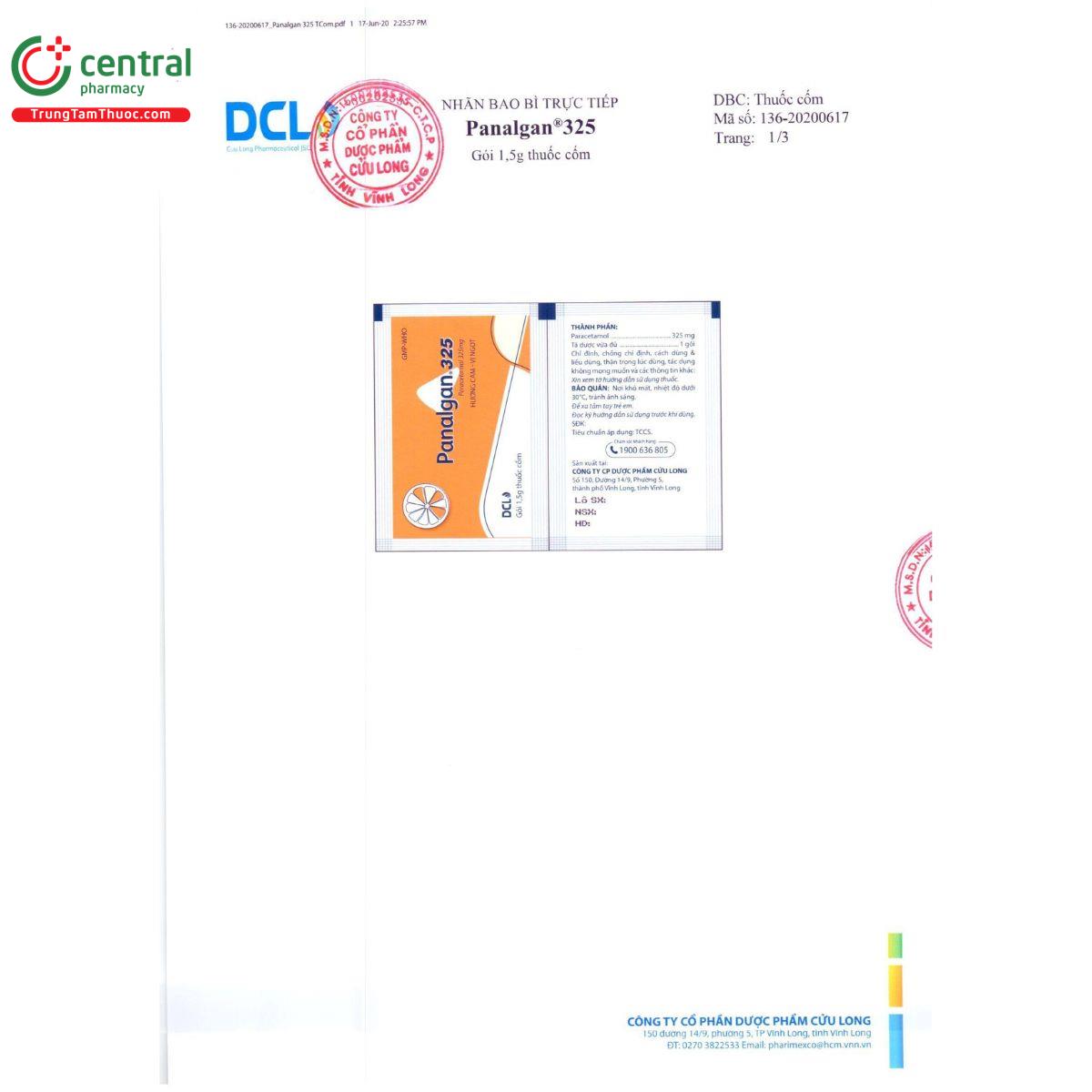 panalgan 325 2 D1443