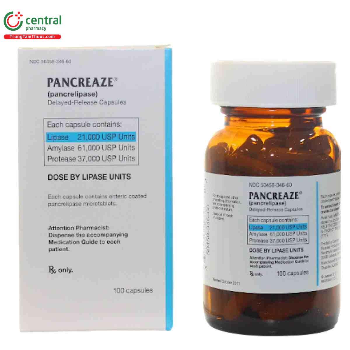 Thuốc Pancreaze cung cấp các enzym tiêu hoá giúp phân huỷ thức ăn