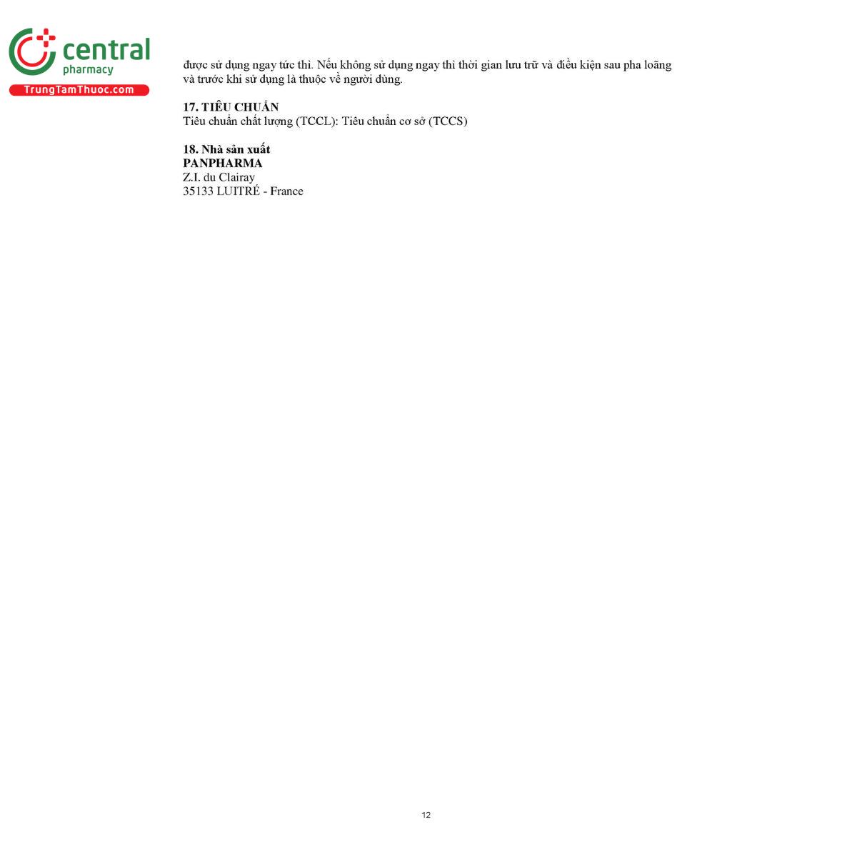 panmunic 2g 200mg 15 H3404