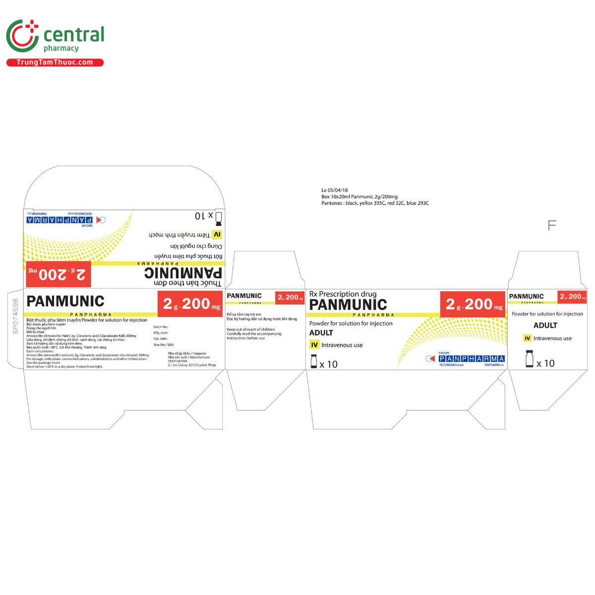 panmunic 2g 200mg 2 S7163