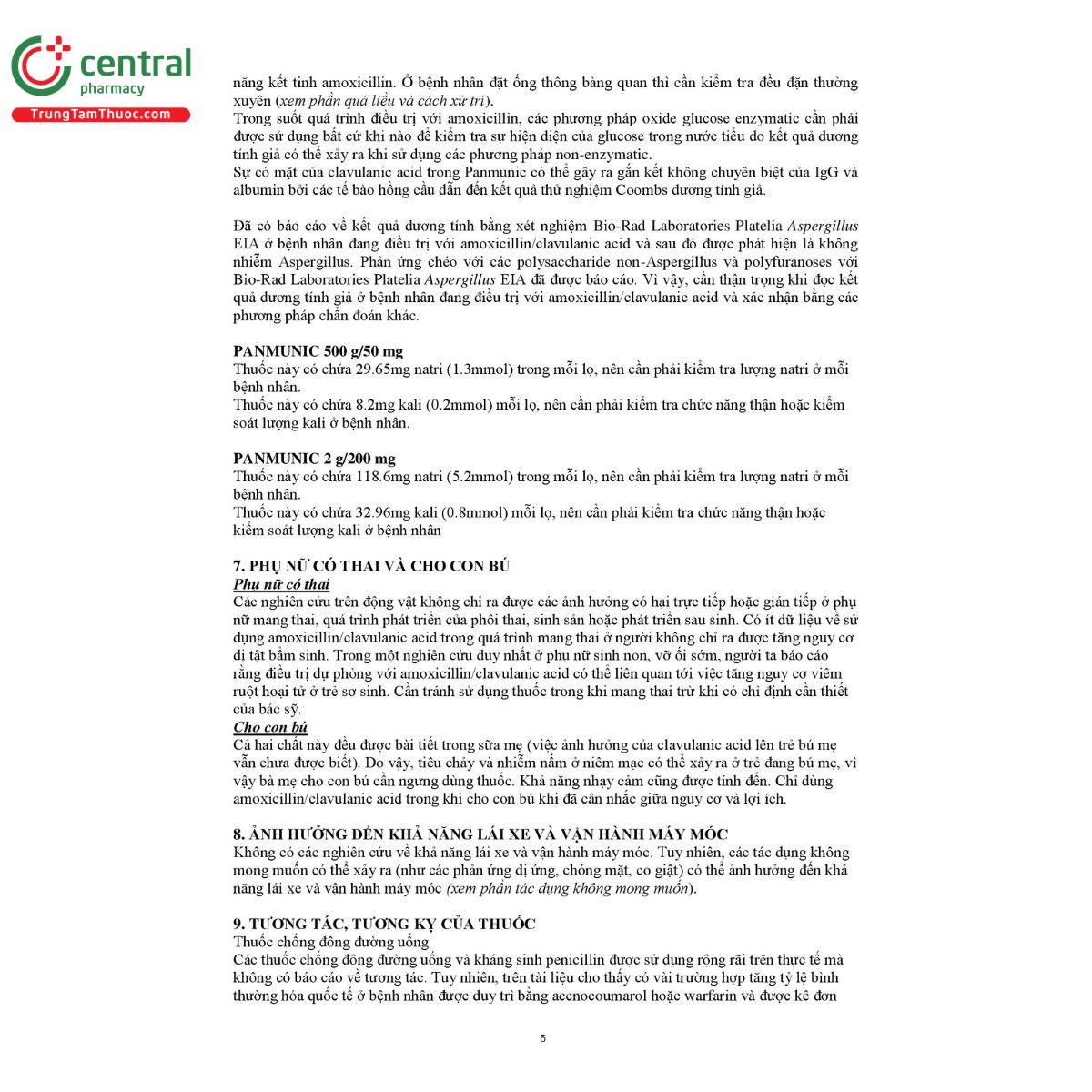 panmunic 2g 200mg 8 K4252