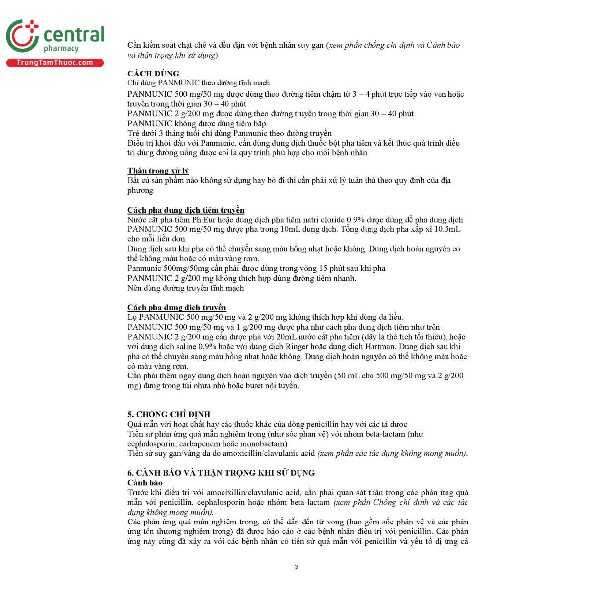 panmunic 500mg 50mg 6 Q6014