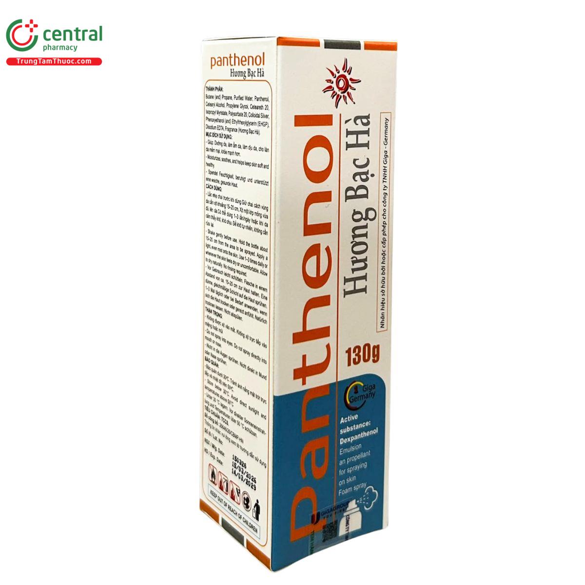 panthenol huong bac ha 3 T7038 panthenol huong bac ha 3 T7038