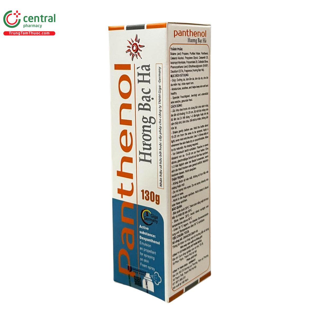panthenol huong bac ha 4 T8013 panthenol huong bac ha 4 T8013