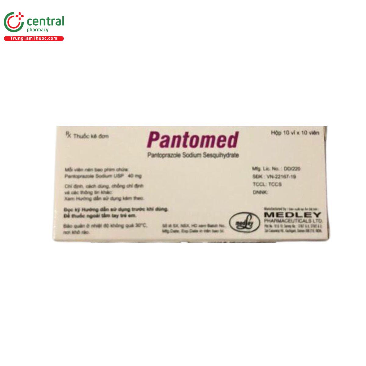 pantomed tablets 40mg 3 C0105