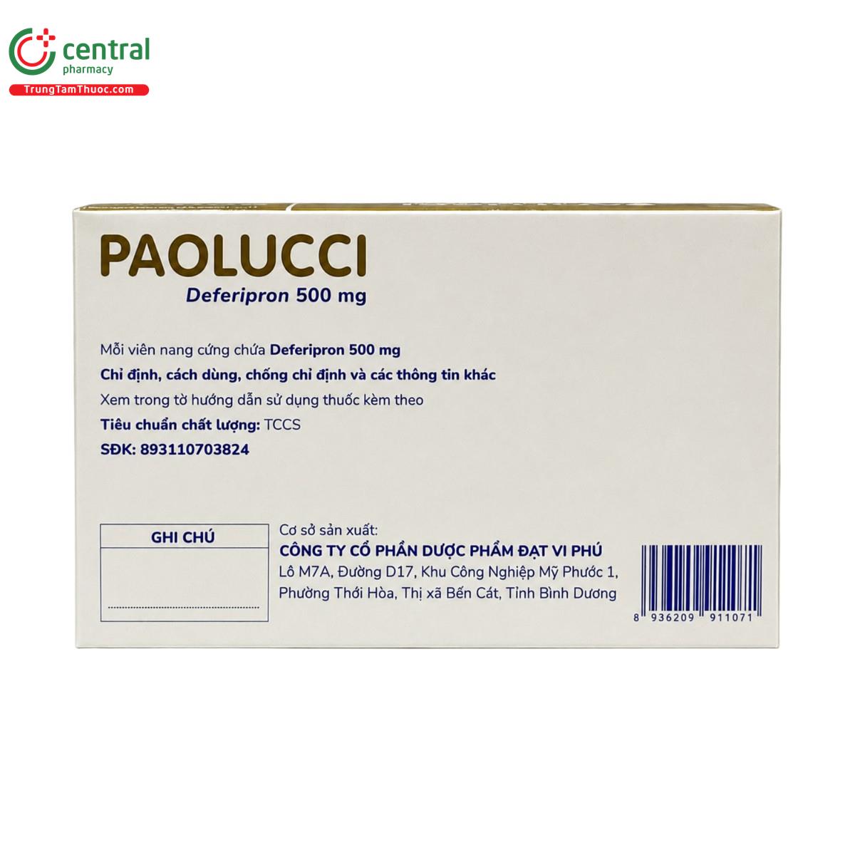 paolucci 500mg 5 D1353 paolucci 500mg 5 D1353