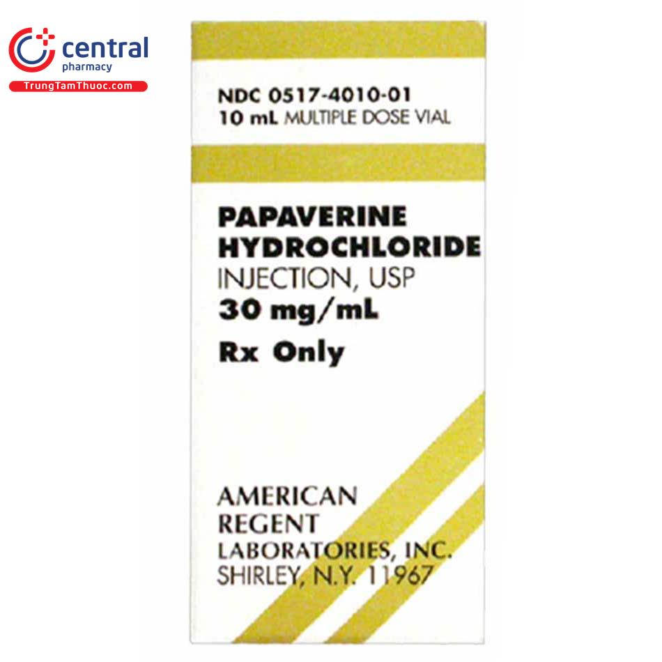 papaverinehydrochloride 30mgmlamericanregent ttt3 A0141