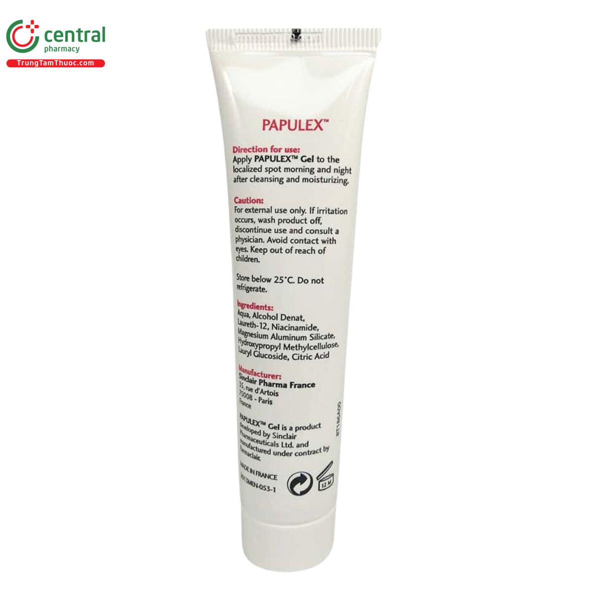 papulex gel 5 U8310 papulex gel 5 U8310