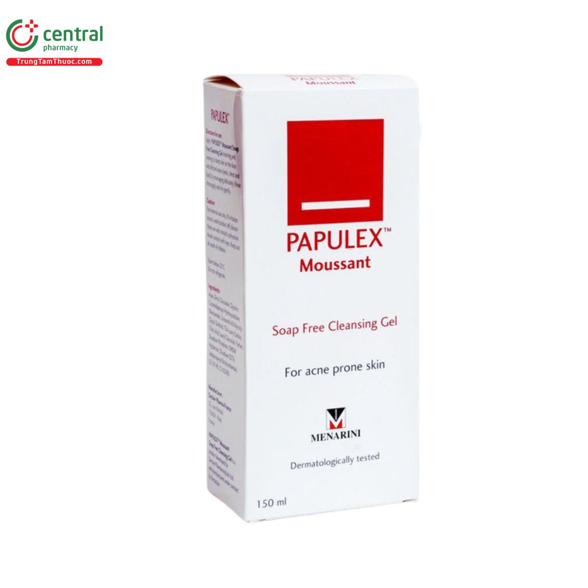 papulex moussant soap free cleansing gel 3 G2408