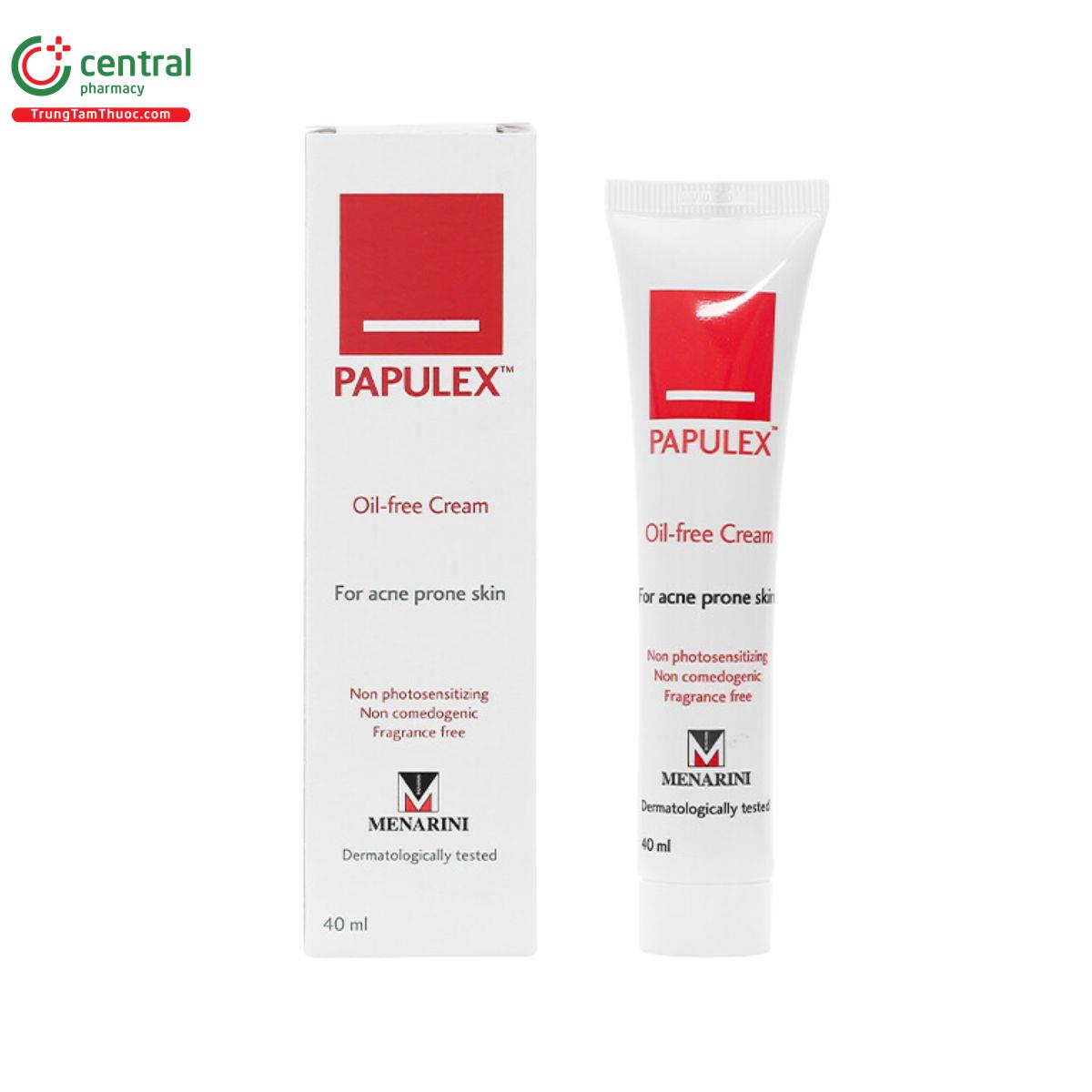 papulex oil free cream 1 O5240