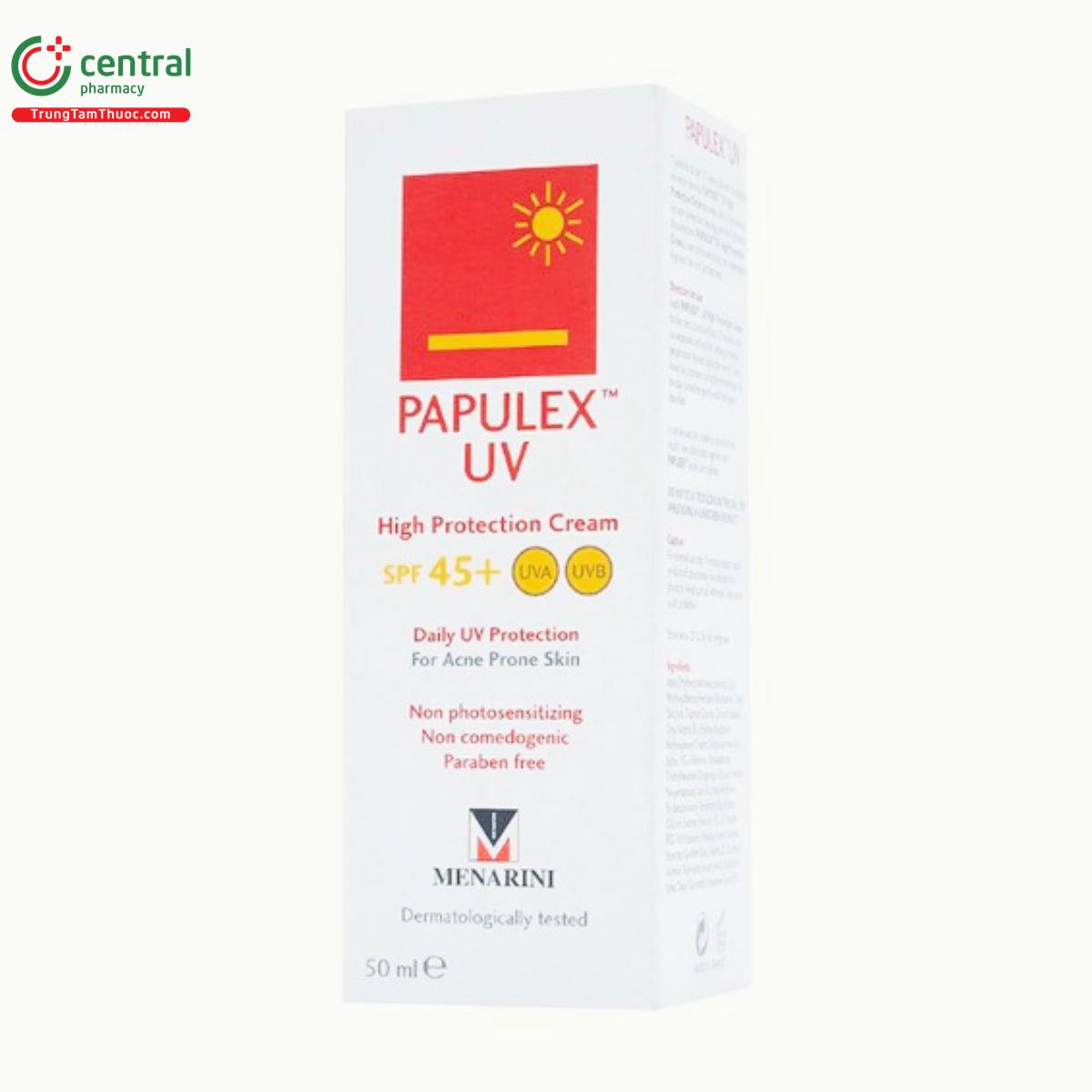 papulex uv high protection cream spf 45 3 F2436