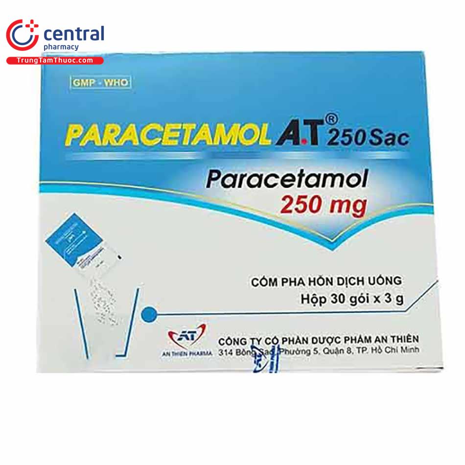 paracetamol at 250 sac 3 H3051